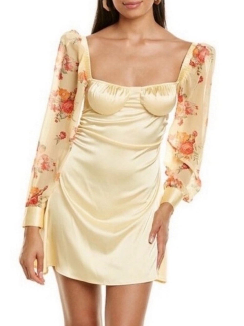 Daniel Bernstein WeWoreWhat Satin Mini Dress - 4